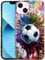 GlamCase for iPhone 13, iPhone 13 Case - Vintage Color Football (Soccer) Design Printed Slim Fit Cute Plastic Hard Snap on Protective Designer Back Phone Case/Cover for iPhone 13. Multicolor