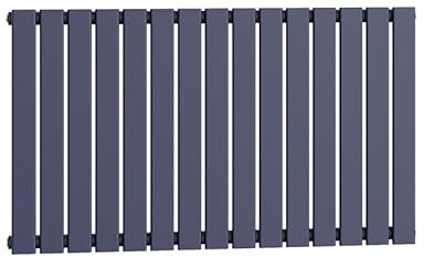 Anthracite Radiator Horizontal Radiator Central Heating Designer Flat Panel Single Column 600 x 1020mm