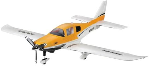 Fox Hobby TOP119D C400 INTERMEDIATE SPORTS 1100MM PNP w/GYRO CONT RC Plane, Yellow