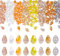 PH PandaHall 160pcs 8 Farben Kristall Perlen Facettierte Glasperlen AB farbigen Kristall Teardrop Anhänger Kronleuchter-Kristalle-Ersatz für Schmuckherstellung Armband Halskette Ohrring, 8x4.5mm