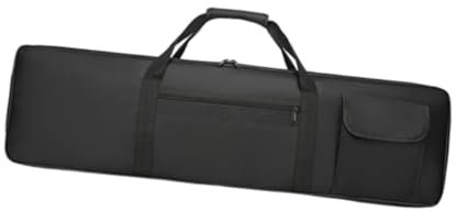 harayaa Electric Piano Case 61 Key Keyboard Bag Thickened Anti Shock Waterproof Shoulder Bag Handbag for Concert Travel Performance, XS