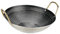 Gralara Kadhai Kadai Indian Kadai Multipurpose Home Skillet Deep Fry Pan Hotpot Pot Stir Fry Pan for Frying Stewing Meat Simmering, diameter 22cm