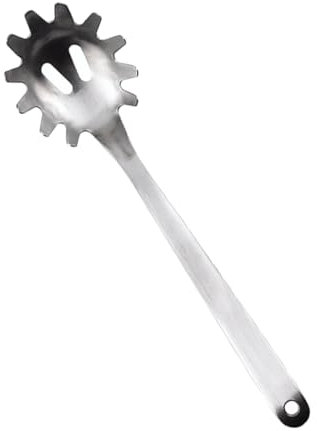 Alipis Pasta Server Löffel Ramen Löffel Server Edelstahl Zähne Einfache Wartung Küche Werkzeug