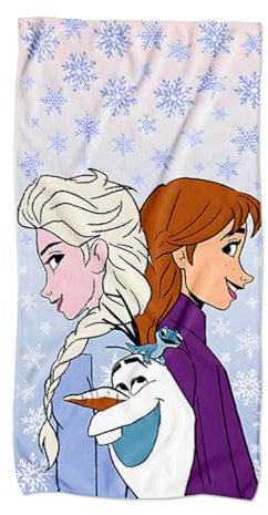 UHDS Kinder Strandtuch Badetuch Handtücher Duschtuch Mikrofaser 75 x 150 cm Weiches, Saugfähiges Frozen Handtuch, Geschenk für Jungen und Mädchen, Mehrfarbig
