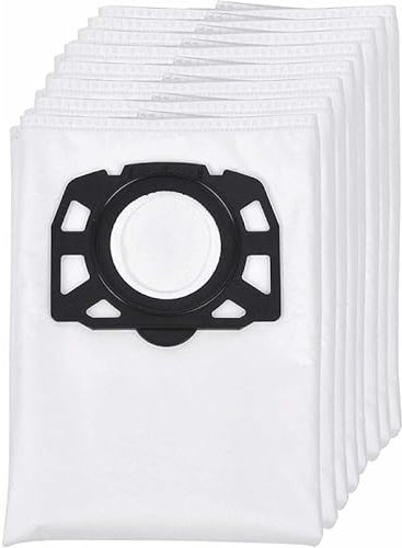 Primega - Lote de 8 bolsas filtrantes de repuesto para aspiradora Karcher Wd4 Wd5 Wd5 / Premium / Mv4 / Mk5 / Mv6