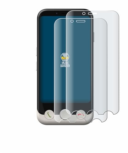 BROTECT Schutzfolie für Doro Aurora A10 | 2 Stück Entspiegelnder Displayschutz Made in Germany Matte Full-Screen Folie Full-Cover 3D Curved Anti-Reflexion Montage Kit