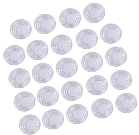 Lot de 20 patins de protection de table en verre transparent pour éviter les rayures et améliorer la stabilité dans les pièces à vivre
