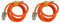 JOFUUM 2X 120W 6A Carga Súper Rápida Tipo-C Cable de Silicona Líquida Cable USB Rápido para Teléfono Inteligente Línea de Datos Pixel Bold, Naranja 1.5M