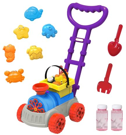 Blasenrasenmäher | Automatischer Elektrischer Sprühnebel Antrieb | Seifenblasen Rasenmäher,Für Outdoor Garten Party Geburtstag Ostern Mädchen