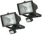 Blackspur Lampe Projecteur Halogne Securite 500W Avec Capteur De Mouvement PIR Exterieur Blanc Noir Aluminium Brute Ou Aluminium Brossee 2 Unites 8000 lm 16 lm/W 12 m 230 V Montage Mural