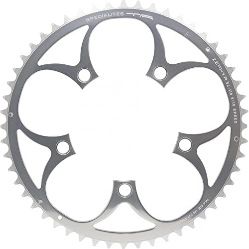 Spécialités TA Zephyr Compact 5-Arm 110pcd 9/10 Speed Chainring, Outer 48t, Silver