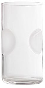 Bormioli Giove, Vetro Satinato Trasparente Set di 6, Vetro, Trasparente, 49,7 cl