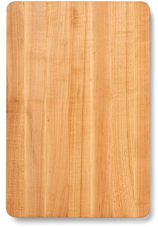 John Boos Block Chop-N-Slice Maple Wood Edge Grain Reversible Cutting Board, 16 Inches x 10 Inches x 1 Inches