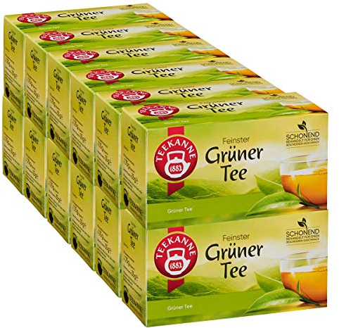 Teekanne Feinster Grüner Tee 12er Pack