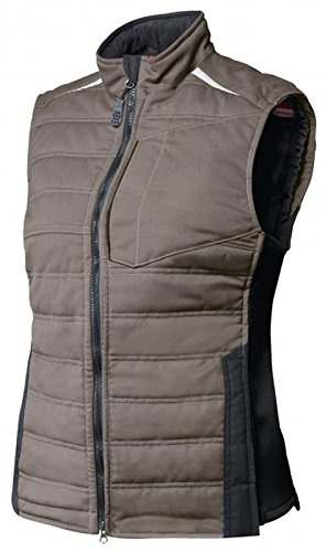 BP 1994-570-50-S Thermo-Weste für Frauen, Schlanke Silhouette, gepolstert mit gestepptem Thermofutter, 250,00 g/m² Stoffmischung mit Stretch, Nussbaum, S