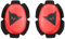 Dainese - Pista Knee, Ginocchiere Moto in Poliuretano, Saponette Moto, Contatto Uniforme con Pista e Asfalto, Slider Moto con Chiusura in Velcro, Rosso Fluo/Nero