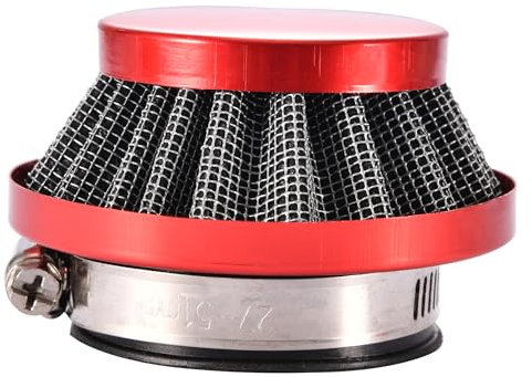 WOOSTAR Filtro Aria Moto 42mm 43mm 44mm Sostituzione per 2 Tempi 33cc 43cc 47cc 49cc 50cc Mini Pocket Bike ATV 4 Wheeler Quad Go Kart Pit Dirt Bike Rosso