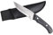 iFIELD EL29100 Multifunzionale escursioni, caccia e sopravvivenza coltello per l'esterno, nero Micarta manico in acciaio inox MOVA-58, fatto in Albacete (Spagna)