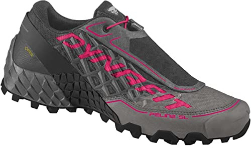 Dynafit Feline SL W GTX, Laufschuhe, Carbon/Flamingo,