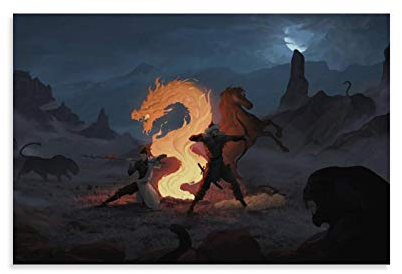 Dnd Art by Memed Leinwand-Kunst-Poster und Wandkunstdruck, modernes Familienschlafzimmerdekor, Poster, 30 x 45 cm