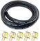 Laixin 5/32 Inch Fuel Line 3.28 Feet with 5 Pcs Hose Clamps for Small Engines, Mini Moto, Auto