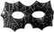 Schwarze Spinnenmaske Spinnennetz Kostüm Halloween Hexe Mann Spinne Verkleidung Accessoires Scherz Horror