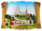 Magnet Souvenir Brocken Harz 7 x 5,5 x 1,5 cm Kühlschrankmagnet Stadt Figur Deko GCG 2450