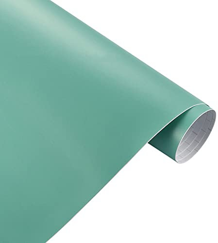 Matt Autofolie DIY, Asudaro Selbstklebend Auto Schutzfolie Aus Vinyl Vinyl-Autofolie Autoaufkleber, Blasenfrei Lackschutzfolien Lackfolie Schutzfolie für Auto und Motorrad DIY Laptops,Tiffany-Farbe
