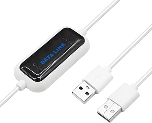 YACSEJAO USB Datenübertragungskabel High Speed PC auf PC USB 2.0 Computer Laptop Daten Sync Link Datei Transfer Copy Cable for Microsoft Win 2000 / XP / VISTA/Win7/8/10