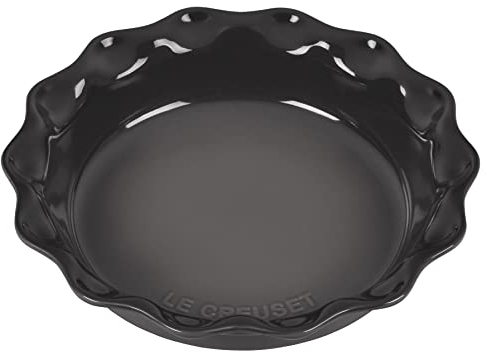Le Creuset Piatto per torta Heritage in gres porcellanato, 22,9 cm, Oyster