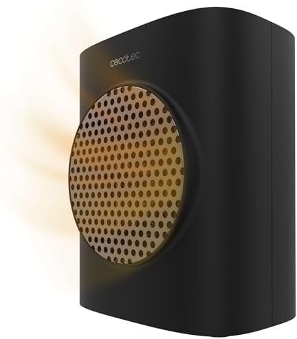 Cecotec Scaldabagno Ceramico ReadyWarm 1570 Max Ceramic Smart. 1500 W, Tecnologia Ceramica, Touch Screen, Termostato Regolabile, 3 Modalità di Funzionamento, Timer, Spegnimento Automatico
