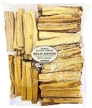 arana's - Palo Santo Incienso Natural - Madera Sagrada 100% Natural de Perú - Aleja energías negativas para atraer Las positivas - Palo Santo para Quemar - Amuletos de la Suerte (500 Gramos)
