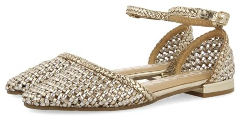 GIOSEPPO KONISPOL, Ballett Flat Damen, Gold, 41 EU, Gold, 41 EU