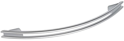 Sun Chain Griff Himalia LA 96mm - Designer Möbelgriff Bogengriff - Breite 124mm, Zinkdruckguss verchromt matt