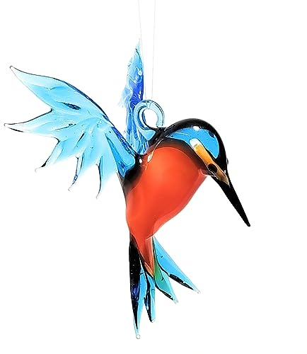Eisvogel aus Glas zum Hängen