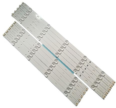 HABITZ 10 uds/Kit de tiras LED compatibles for LG TV 50LF652V ZA 50LB561T TC T500HVJ03.3 LC500DUH MG P1 LG Innotek DRT 3,0 50 A tipo Rev01 1 (Color : 1 lot5A5B)