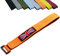 GreVeloro Klettband Haltegurt für Brompton Faltrad und andere Falträder, zur Fixierung Hinterrad am Hauptrahmen, UK-Flagge Union Jack Design, Klettverschluss-Gurt (Orange)