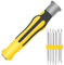 Lot de tournevis 12 en 1 - 12,7 cm - Double tête - Avec embouts de tournevis Torx Phillips fendus triangulaires en forme de U - Mini tournevis pour ordinateur portable, montre, bijoux en verre