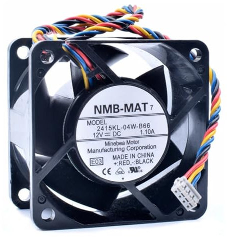 2415KL-04W-B66 6cm 6038 60x60x38mm 12V 1.10A ventilador de refrigeración del chasis del servidor