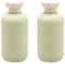 Rumyve 2Pcs Squeeze Bottles,200 ML Portable Refillable Travel Containers with Flip Cap,Leak-proof Plastic Empty Bottles Travel Accessories for Shampoo Conditioner Lotion Creams Cosmetic