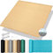 Sonnensegel Sonnenschutz inkl Befestigungsseile 200 x 250 cm, HDPE Wetterbeständig Atmungsaktiv, Sonnensegel Viereck Awnings, Sonnensegel Abschattung, für Balkon Garten, Creme Farben