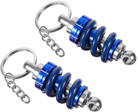 iplusmile 2st Stoßdämpfer-schlüsselanhänger Manueller Schlüsselanhänger Turbo- Als Für Autoliebhaber Schlüsselbund Aluminiumlegierung