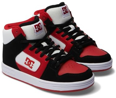 DC Shoes Manteca 4 Hi - Leather High-Top Shoes for Kids - High-Top-Schuhe aus Leder - Kinder - 38 - Schwarz