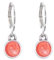 QOSS Ohrringe Creole MARA flamingo