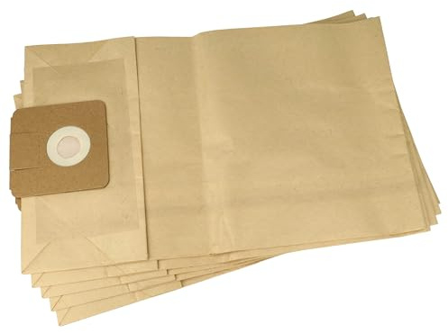 vhbw 5x Staubbeutel kompatibel mit Wirbel 909 PLUS | 909 Staubsauger - Filterpapier, TA 1, 40cm x 24cm braun