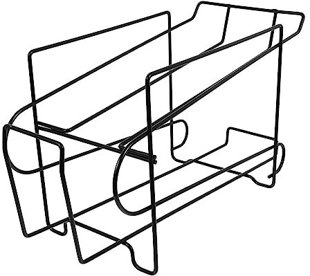 Cabilock 2 Piezas Estante De Almacenamiento De Sostenedor De La Bebida De La Lata De Refresco Nevera Organizadores y Almacenamiento Refrigerador Lata De Refresco Rack Planchar Black