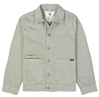 GARCIA Jungen Hemdjacke, Größe:152/158, Farbe:Bean Green