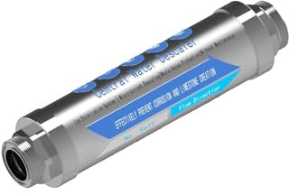 Hanured Addolcitore d'acqua, per prevenire il calcare in tutta la casa, anticalcare, filtro dell'acqua, detergente, per uso domestico con doccia, lavastoviglie e scaldacqua solare (G 3/4)