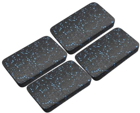 Tapis roulant, 4 pezzi, antiscivolo, fantastici tappetini per tapis roulant, riduzione del rumore, accessori fitness per manubri e vogatore