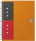 OXFORD 100102680 Notebook International A5 + lined 160 sheets sturdy cardboard cover orange Spiral Notebook Collegeblock - clever organization for managers and executives